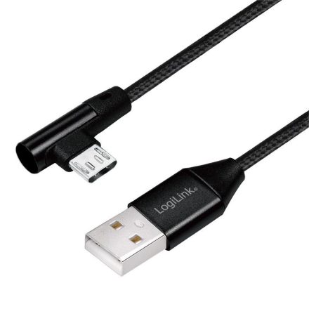 Logilink USB 2.0 kábel USB-A/M - Micro-USB/M (90) 1m (CU0142)