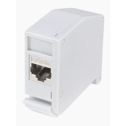 Logilink DIN-sínes adapter Cat.6A soros csatlakozóval, árnyékolt, 2x RJ45 aljzat (MP0056)