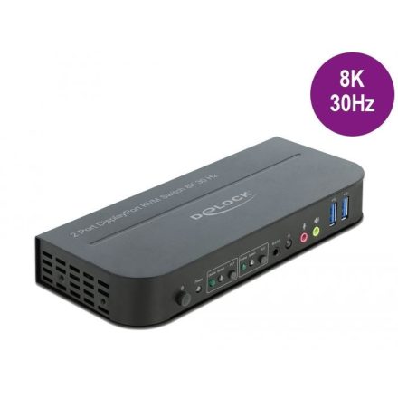 Delock DisplayPort 1.4 KVM switch 8K 30 Hz USB 3.0 (11482)