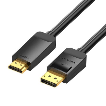 Vention Display Port - HDMI átalakító kábel 3m fekete (HAGBI)