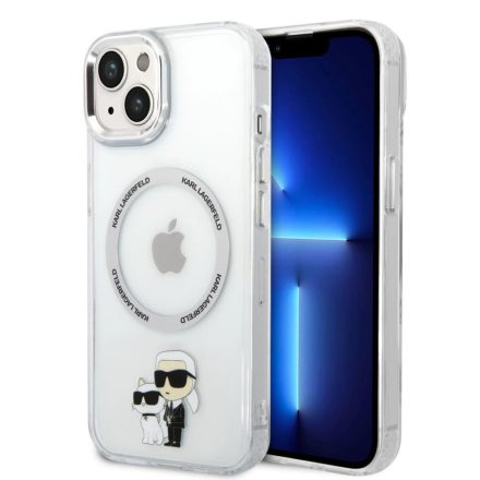 Karl Lagerfeld Apple iPhone 15 tok átlátszó KLHMP15SHNKCIT (129452)