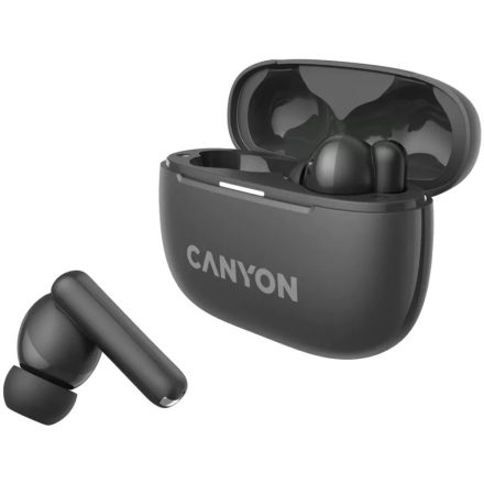 Canyon OnGo 10 ANC TWS-10 Bluetooth fülhallgató fekete (CNS-TWS10BK)