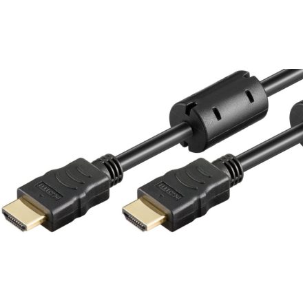 Goobay HDMI kábel aranyozott 2.0 3m 4 K fekete (61303)