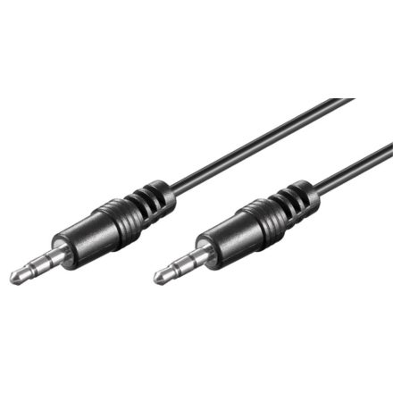 Goobay 3,5 mm jack – 3,5 mm jack dugókkal szerelt kábel 10 m (51661)