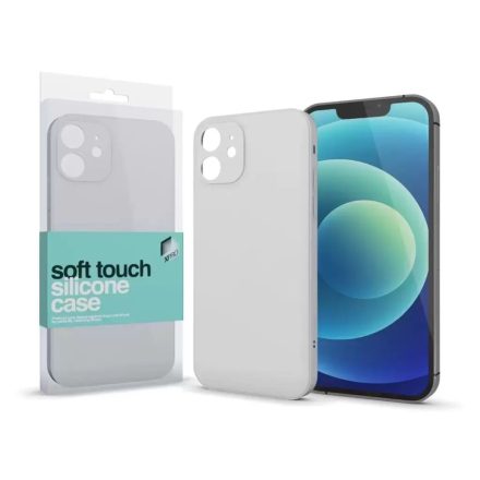 Xpro Apple iPhone 15 Pro készülékhez soft touch silicone case törtfehér (128884)