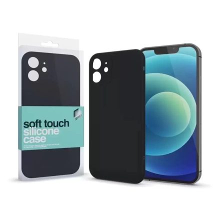 Xpro Apple iPhone 15 Pro készülékhez soft touch silicone case fekete (128908)