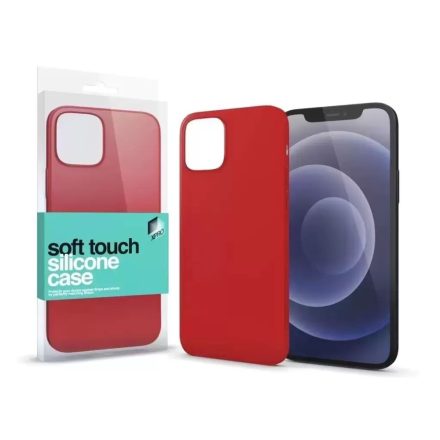 Xpro Apple iPhone 15 Pro Max készülékhez soft touch silicone case piros (128960)