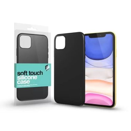 Xpro Apple iPhone 15 Pro Max készülékhez soft touch silicone case fekete (128952)