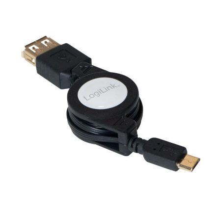 Logilink USB 2.0 kábel Micro-USB/M-A/F (AA0069)