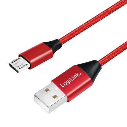 Logilink USB 2.0 kábel USB-A/M - Micro-USB/M 0,3m (CU0151)