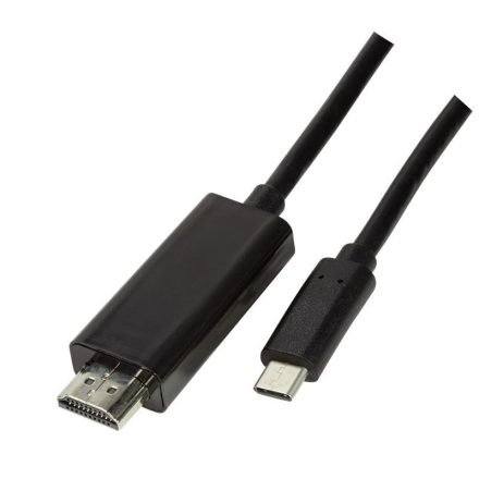 Logilink USB 3.2 Gen 1x1 USB-C  M és HDMI 2.0 közötti kábel 1,8m (UA0329)