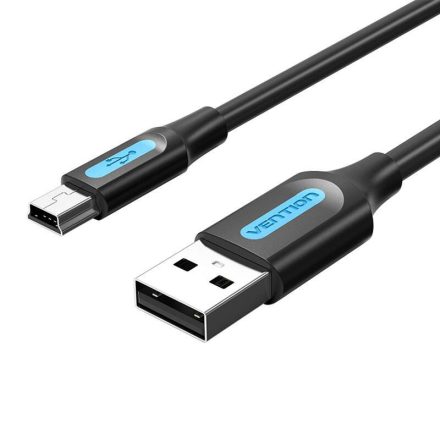 Vention USB 2.0 A - Mini-B kábel 2m fekete (COMBH)