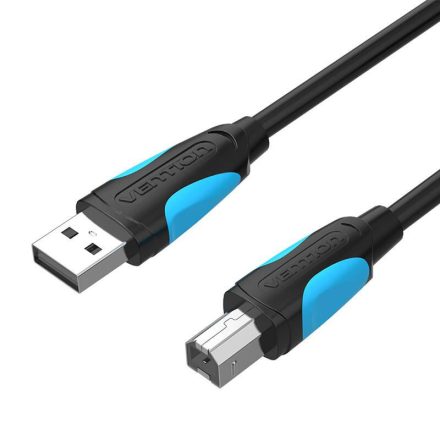 Vention USB 2.0 A - USB-B nyomtató kábel 1m fekete (VAS-A16-B100)