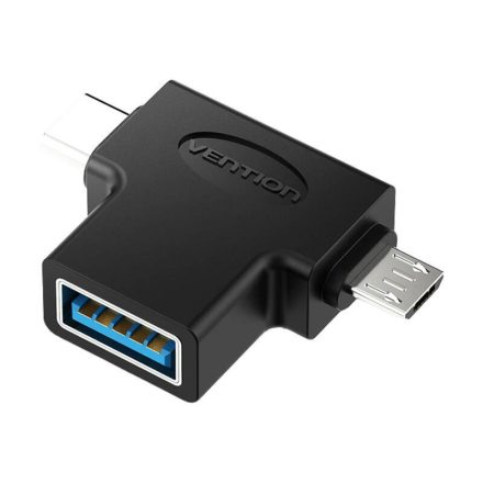 Vention USB-A -> USB-C/Micro OTG adapter (CDIB0)