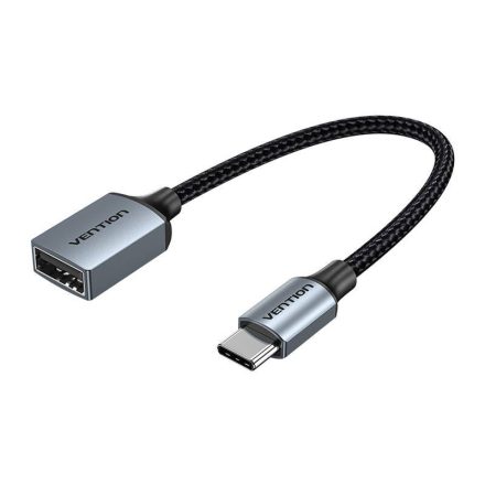 Vention USB 2.0 C - USB-A OTG kábel 0.15m szürke (CCWHB)