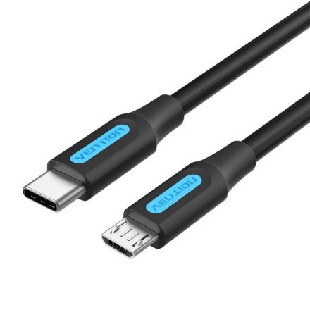 Vention USB 2.0 C - Micro-B kábel 2A 2m fekete (COVBH)