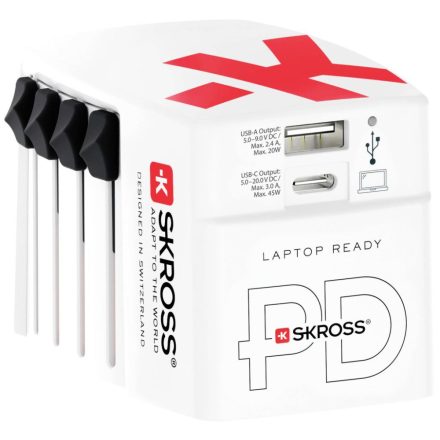 SKROSS AC45PD utazó adapter (1302332)