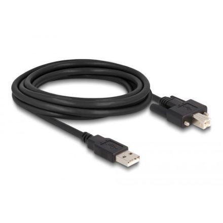 Delock USB 2.0 A - B-Típusú dugó kábel 1m (87198)