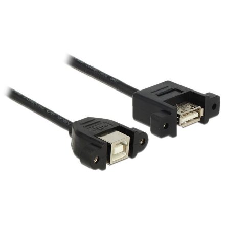 Delock USB 2.0 B típusú anya > anya USB 2.0 A kábel 1m (85108)