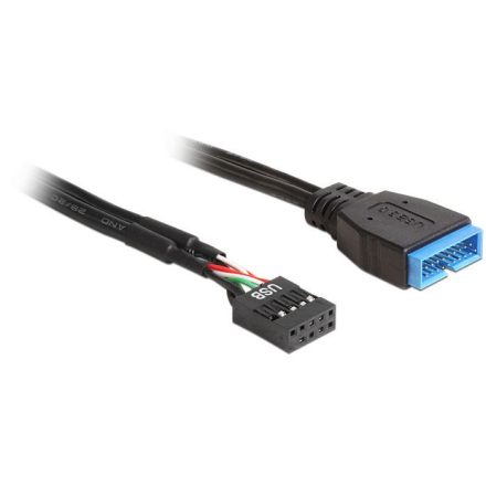 Delock USB 2.0 anya > USB 3.0 apa kábel 60cm (83777)