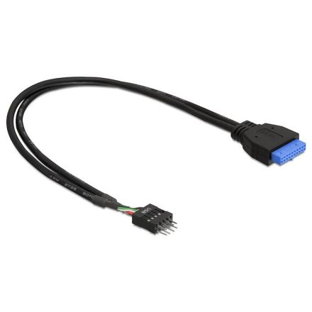 Delock USB 3.0 tűs fejléc apa > USB 2.0 tűs fejléc apa kábel 60cm (83792)