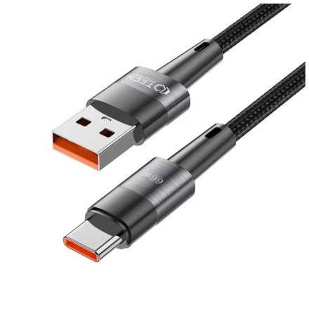 Tech-Protect Ultraboost USB-A - USB-C kábel 66W/6A 0,25m szürke (127988)