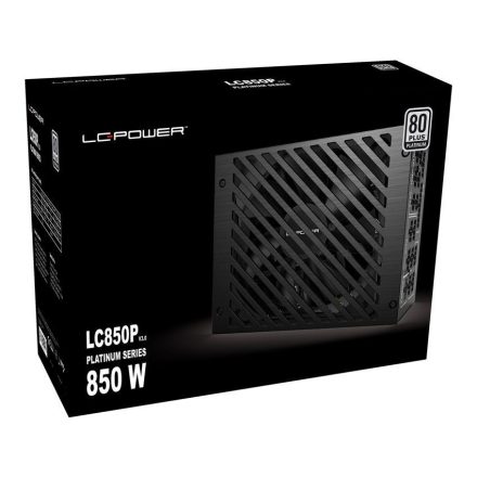 LC Power LC850P V3.0 850W 80+ Platinum ATX3.0 Tápegység (LC850P V3.0)