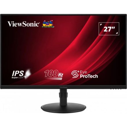 27" ViewSonic VG2708A LCD monitor fekete