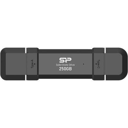 250GB Silicon Power DS72 külső SSD meghajtó fekete (SP250GBUC3S72V1K)
