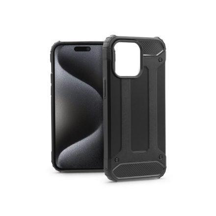 Haffner Armor Apple iPhone 15 Pro Max ütésálló tok fekete (HF212024)