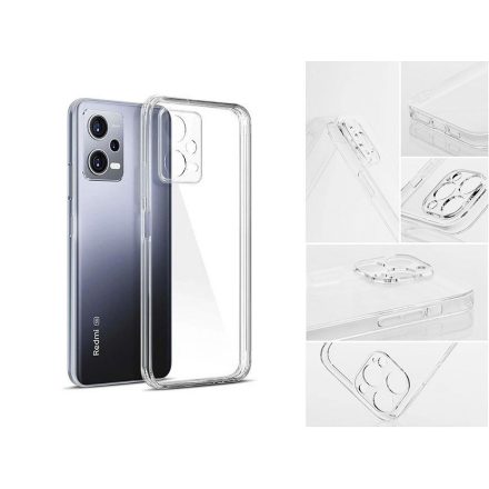 Haffner Clear Case Xiaomi Redmi Note 12 Pro+ 5G szilikon tok átlátszó (PT-6779)