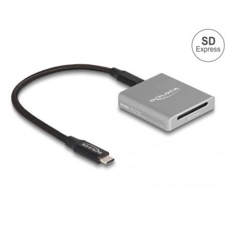 Delock USB Type-C kártyaolvasó SD Express (SD 7.1) memóriakártyákhoz (91006)