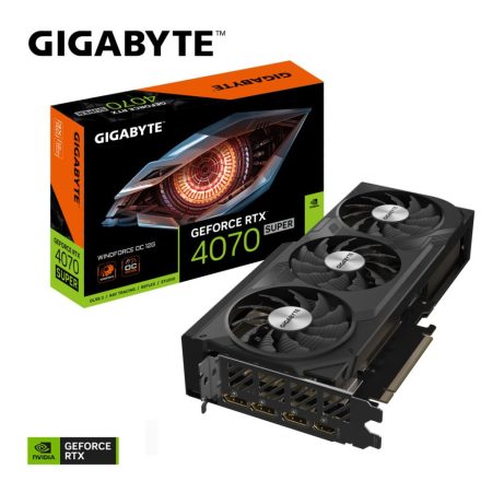 GIGABYTE GeForce RTX 4070 SUPER WINDFORCE OC 12GB GDDR6X (GV-N407SWF3OC-12GD)