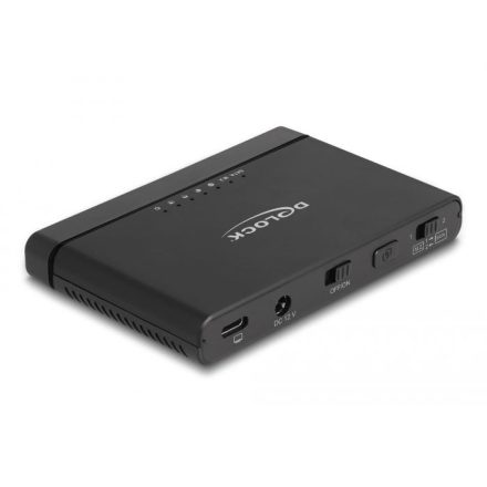 Delock USB Type-C átalakító 1 db. M.2 NVMe SSD + 1 db. SATA SSD / HDD klón funkcióval (64190)