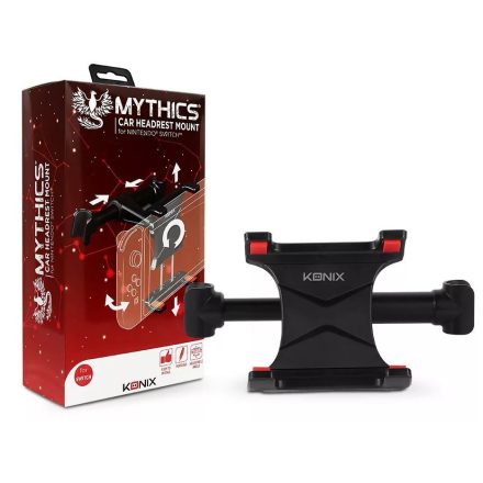 Konix Mythics Nintendo Switch autós tartó üléshez rögzíthető fekete (KX-NS-CH)