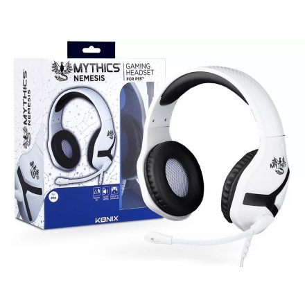 Konix Mythics Nemesis Playstation 5 gamer headset fehér (KX-GH-NMS-P5)