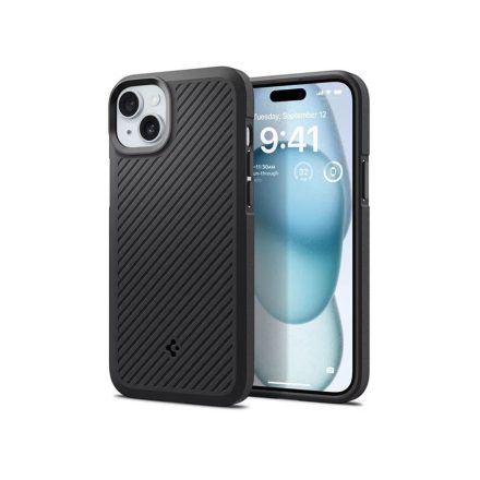 Spigen Cora Armor Apple iPhone 15 ütésálló hátlap tok fekete (SP747882)