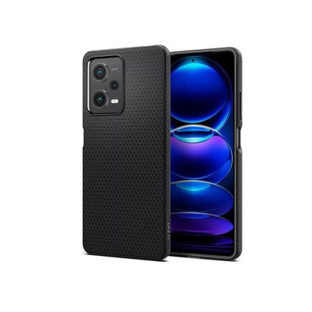 Spigen Liquid Air Xiaomi Redmi Note 12 Pro 5G / Poco X5 Pro 5G hátlaptok fekete  (SP0225)