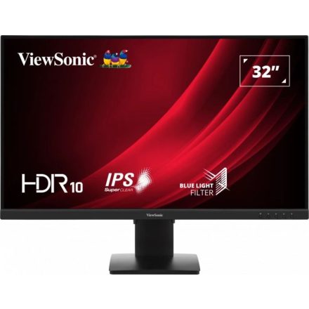 32" ViewSonic VG3209-4K monitor fekete