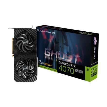 Gainward GeForce RTX 4070 SUPER 12GB Ghost OC videokártya (471056224-4335 / NED407SS19K9-1043B)