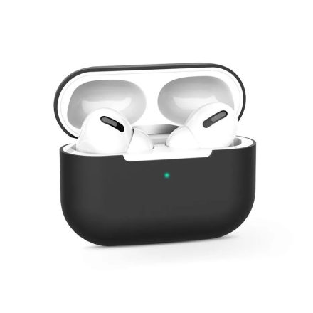 Haffner szilikon védőtok Apple AirPods Pro 1 / 2 fülhallgatóhoz fekete (FN0513) ECO csomagolás