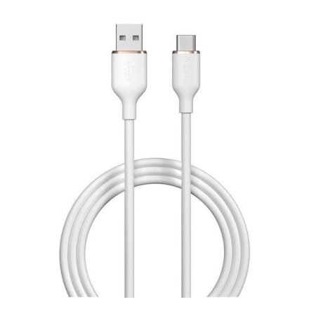 Devia JELLY USB-A - USB-C töltő- és adatkábel 1.2m fehér (EC629_W)