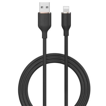 Devia JELLY USB-A - Lightning töltő- és adatkábel 1.2m fekete (EC630_B)