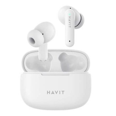 Havit TW967 TWS Bluetooth fülhallgató fehér