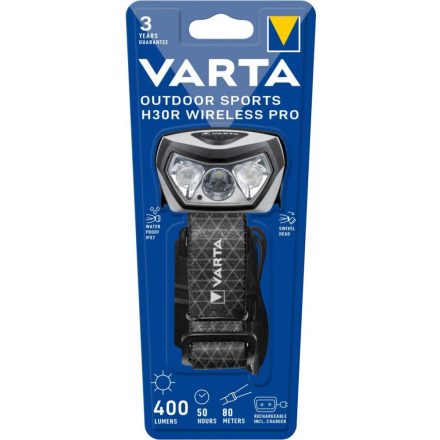 Varta Outdoor Sports Ultralight H30R fejlámpa (18650101401)