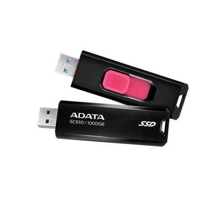 1TB ADATA külső SSD meghajtó SC610 fekete-piros (SC610-1000G-CBK/RD)