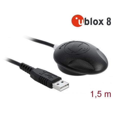 Navilock NL-8002U u-blox 8 USB GPS vevőegység (62523)