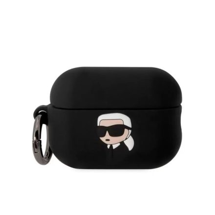 Karl Lagerfeld Airpods Pro 2 tok fekete (KLAP2RUNIKK)