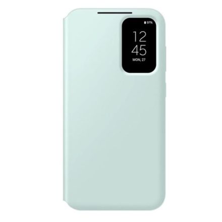 SAMSUNG tok álló (aktív FLIP, oldalra nyíló, átlátszó előlap) mentazöld [Samsung Galaxy S23 FE (SM-S711)] (EF-ZS711CMEGWW)