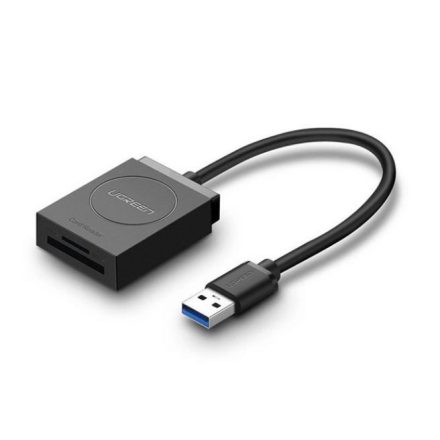 UGREEN CR127 kártyaolvasó (microSD / SD + fix USB-A kábel) fekete